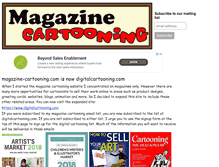 Tablet Screenshot of magazine-cartooning.com